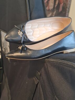Black Pointed Toe Coach Shoes